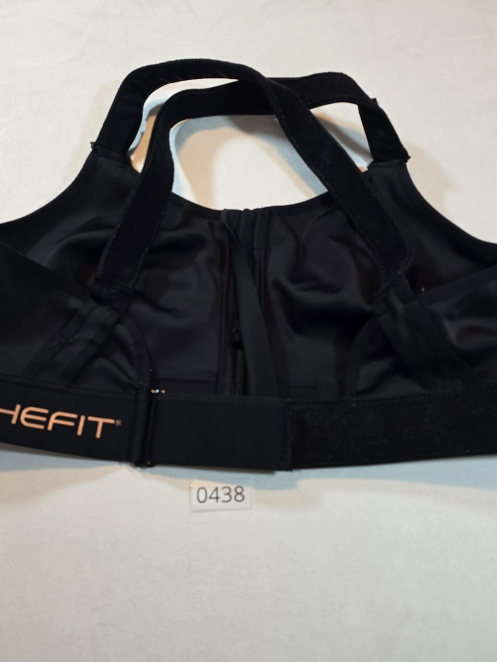 SHEFIT Black High-Impact Support Sports Bra